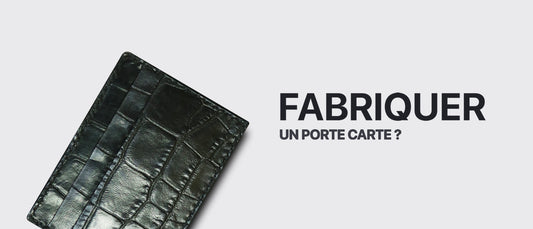 COMMENT FAIRE UN PORTE CARTES ?